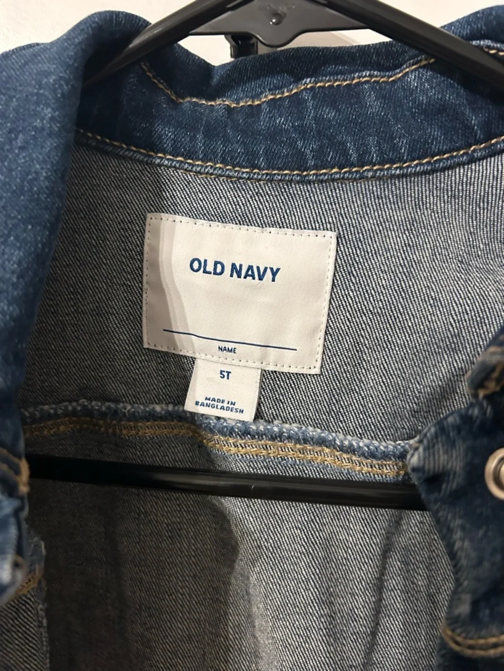 Old Navy Dark Blue Girls' Denim Jacket - Classic Jean Style
